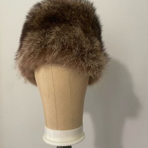Beautiful real fur hat very unique!!